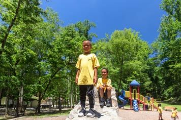 children on playground at Cosca Regional Park