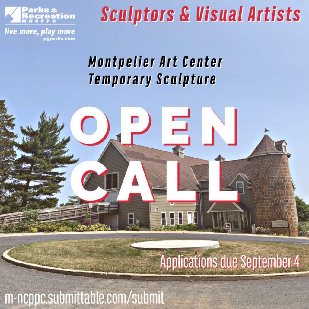 open call flyer for artist submissions to Montpelier Arts Center