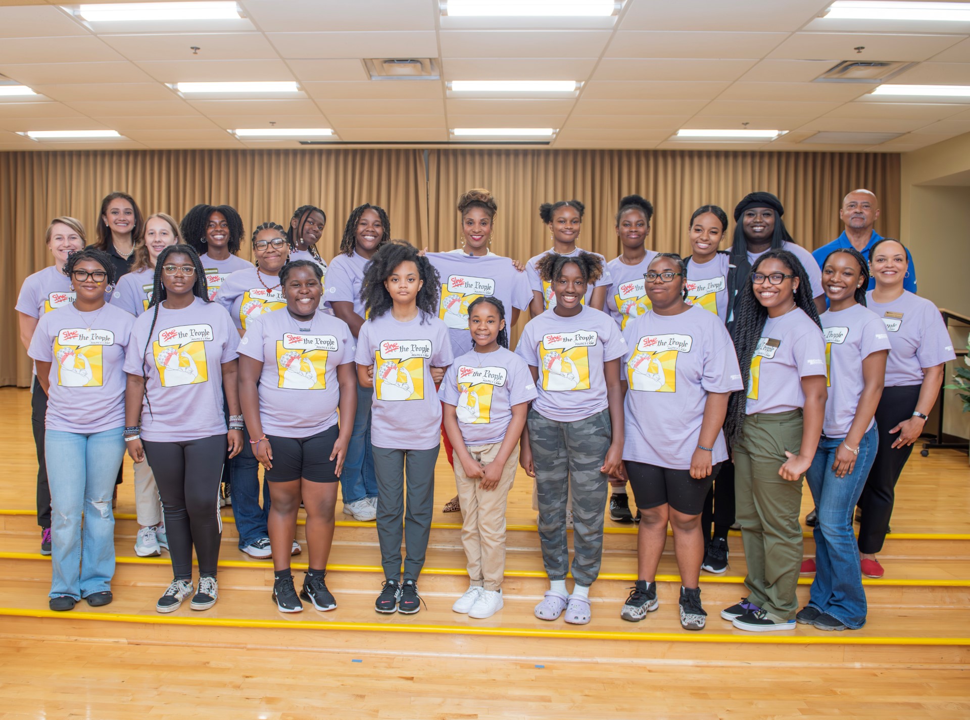 First Lady of Maryland Visits Summer Camp for Girls in Prince