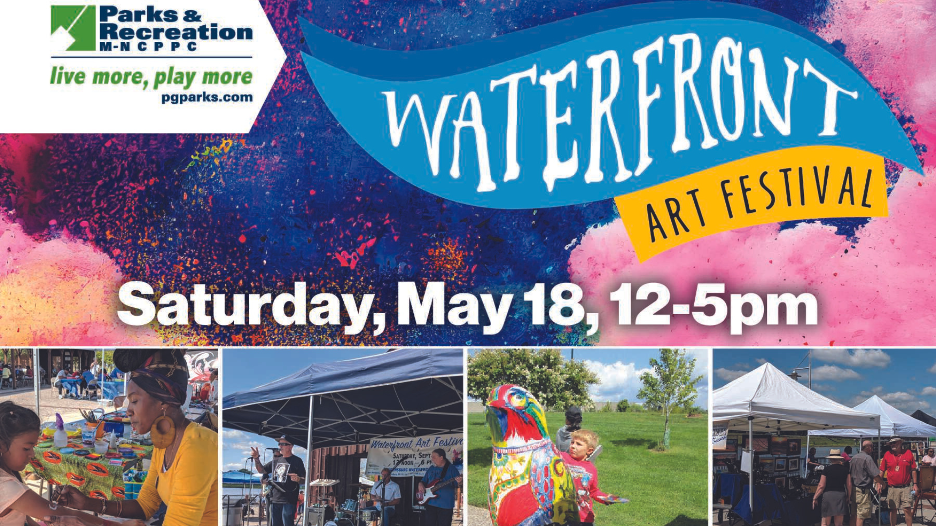 Banner for Waterfront Art Festival
