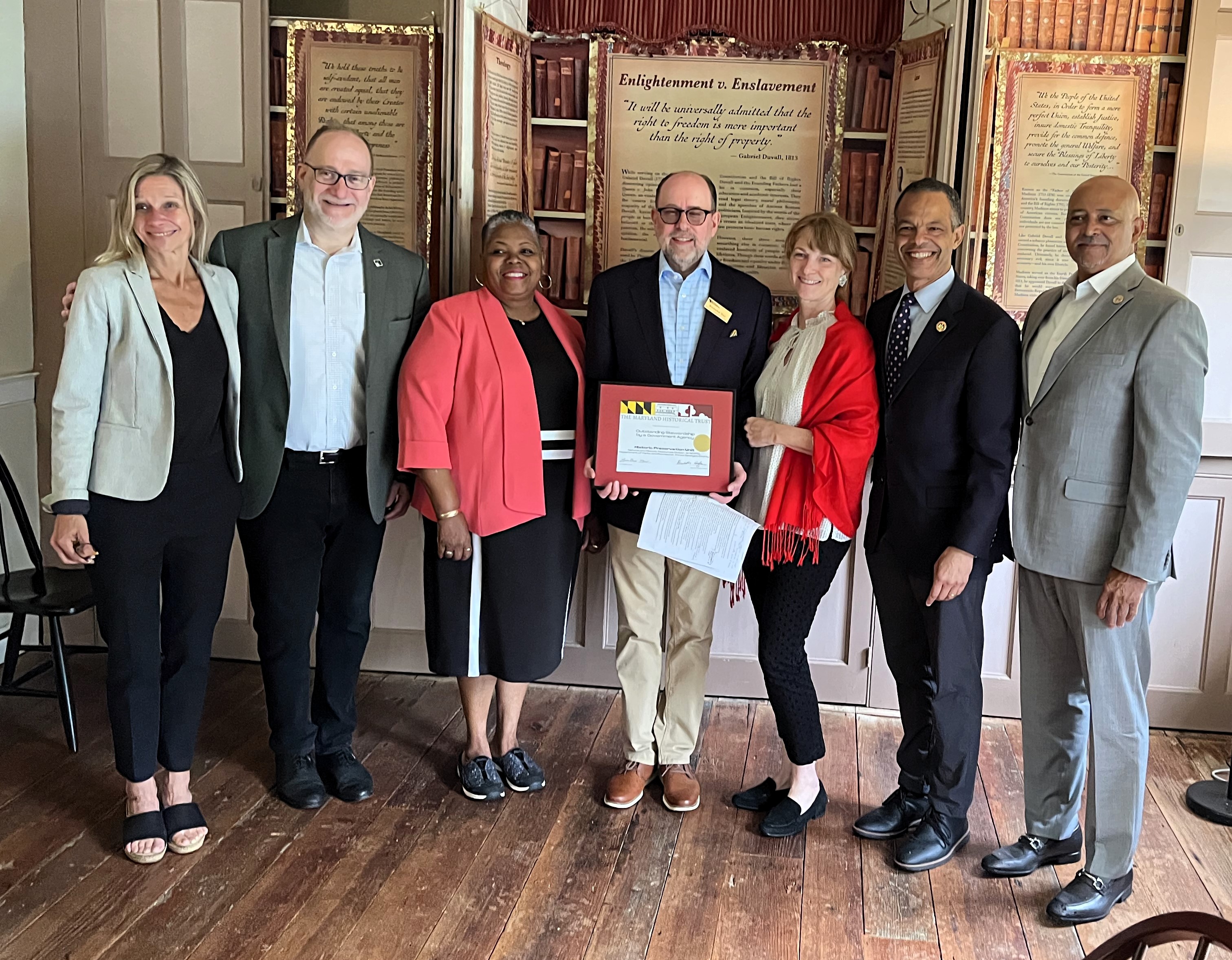 M-NCPPC, Department of Parks and Recreation in Prince George’s County Honored with Historic Preservation Award